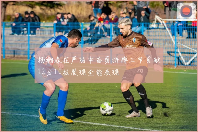 杨瀚森在严防中奋勇拼搏三节贡献12分10板展现全能表现